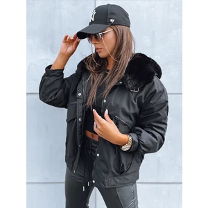 Women's Oversize Winter Jacket HEARTGLOW Black Dstreet