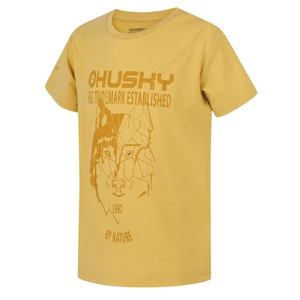 Children's functional T-shirt HUSKY Tash K yellow