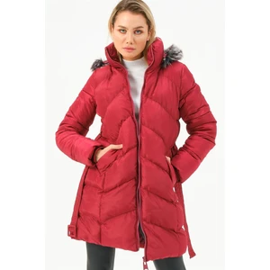 Z6768 DEWBERRY WOMEN'S TOPPER-BURGUNDY