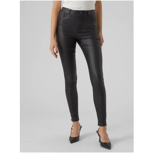 Black women's skinny fit pants VERO MODA Sophia - Women