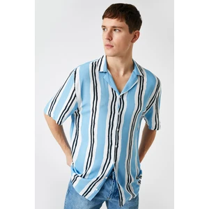 Koton Striped Short Sleeve Shirt