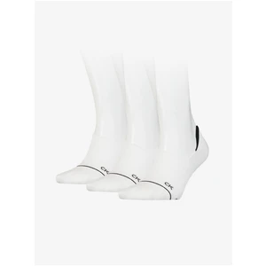 Set of three pairs of white Calvin Klein women's socks - Ladies