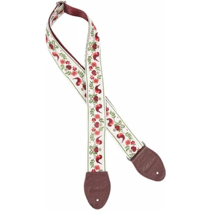 Souldier Lovebirds White Correa de guitarra textil