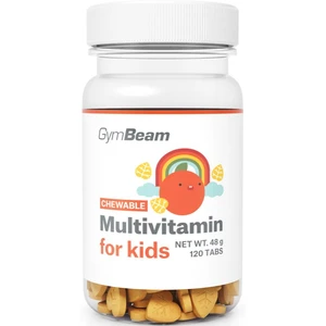 Gymbeam multivitamín pre deti 120tbl pomaranč