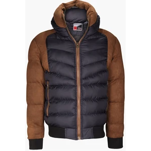 M8649 DEWBERRY MEN'S COAT-CAMEL-LACİVERT