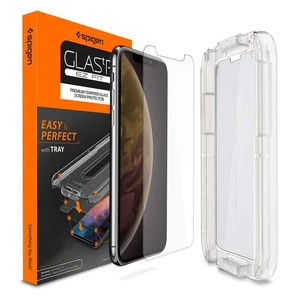 Védőüveg Spigen GLAS.tr EZ Fit  Apple iPhone Xr, Clear