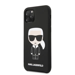 Tok Karl Lagerfeld Ikonik Silicon Case for Apple iPhone 11 Pro, Black