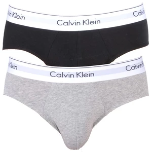 Set of two briefs in black and grey Calvin Klein Underwear