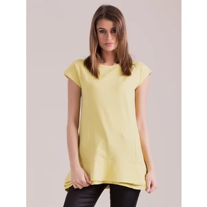 Yellow tunic with layered frills