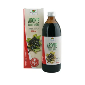 EkoMedica Czech Arónie - 100% šťáva z plodu aronie černoplodé 500 ml