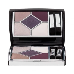 Christian Dior 5 Couleurs Couture 7 g očný tieň pre ženy 159 Plum Tulle bez trblietok; s trblietkami