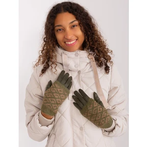 Khaki Winter Smartphone Gloves