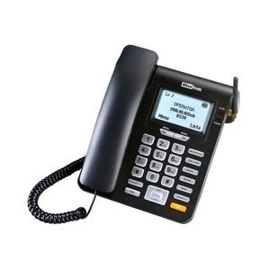 Domáci telefón MaxCom MM28D (MM28DHS) čierny mobilný telefón v štýle stolného telefónu • 2,8" displej s rozlíšením 128 × 64 px • pohodlné ovládanie •