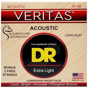 DR Strings VTA-10 Struny pre akustickú gitaru