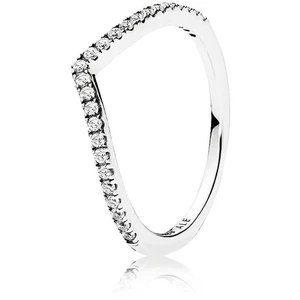 Pandora Třpytivý stříbrný prsten 196316CZ 60 mm