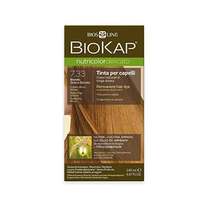 Biokap NUTRICOLOR DELICATO - Barva na vlasy - 7.33 Blond Zlatá pšenice 140 ml