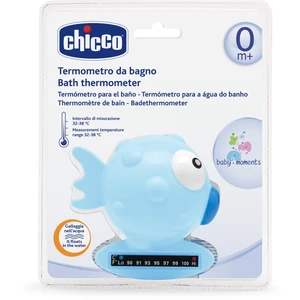 Chicco Baby Moments teplomer do kúpeľa Blue 1 ks