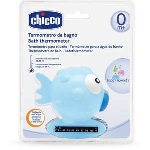 Chicco Baby Moments teplomer do kúpeľa Blue 1 ks