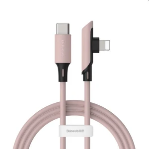 Baseus Colourful Elbow USB-C/Lightning PD 18W 1.2m, ružový