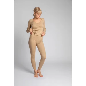 LaLupa női leggings LA035 Cappuccino