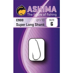 Ashima  háčiky  c900 super long shank  (10ks)-veľkosť 10