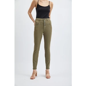 Orsay Khaki Womens Skinny Fit Jeans - Women