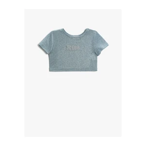 Koton Crop T-Shirt Crew Neck Cotton