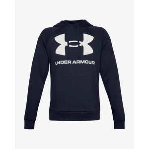 Under Armour Rival Fleece Big Logo HD Modrá XXL