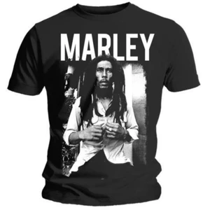 Bob Marley T-Shirt Logo Black-Graphic 2XL