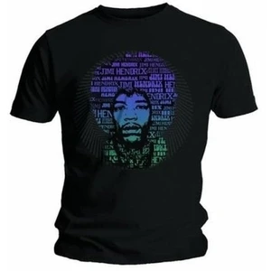 Jimi Hendrix Tricou Afro Speech Grafic-Negru M