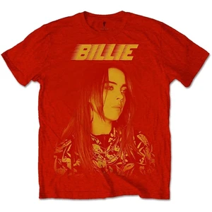 Billie Eilish T-Shirt Racer Logo Jumbo Graphic-Red S