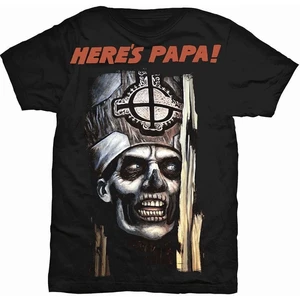 Ghost Tricou Here's Papa Grafic-Negru L