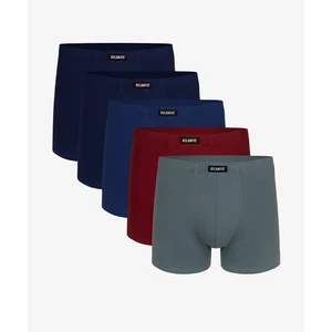 Men's Boxer Shorts ATLANTIC 5Pack - Multicolored