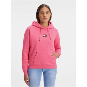 Pink Women's Hoodie Tommy Jeans - Women