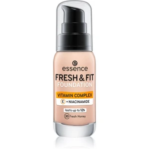 Essence Fresh & Fit tekutý make-up odtieň 30 Fresh Honey 30 ml