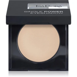 IsaDora Single Power dlhotrvajúce očné tiene odtieň 01 Bare Beige 2,2 g