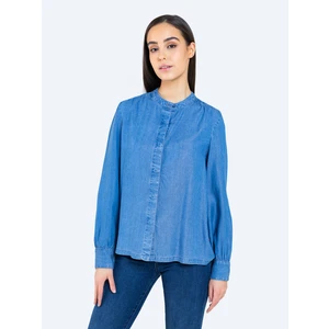 Big Star Woman's Ts_ls Shirt 140159 Brak Jeans look-300