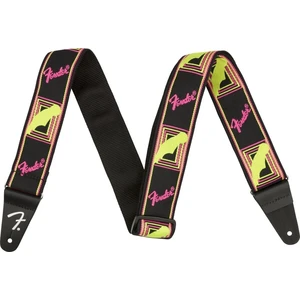 Fender Neon Monogram Strap Yellow/Pink