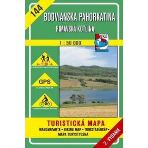 Bodvianska Pahorkatina Rimavská kotlina 1:50 000