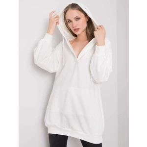 Women's white hoodie