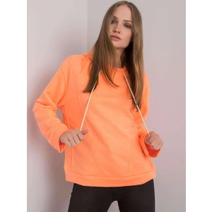 Fluo orange hoodie from Emy