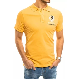 Men's yellow polo shirt Dstreet PX0358