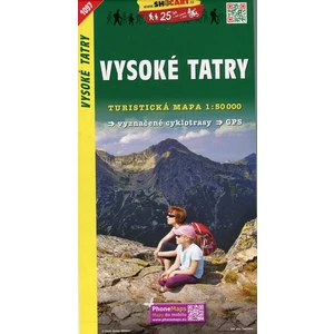 1097 Slovensko, Vysoké Tatry / Turistická mapa SHOCart