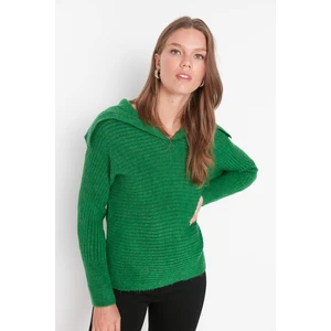 Trendyol Sweater - Green - Regular fit