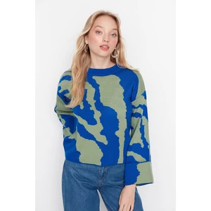 Trendyol Sweater - Navy blue - Regular fit