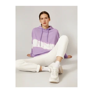 Koton Sweatshirt - Purple - Regular fit