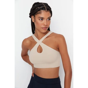 Trendyol Stone Seamless Crop Sports Bra Sportswear