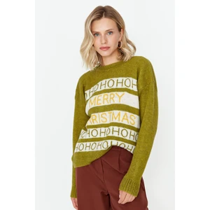 Trendyol Sweater - Green - Regular fit