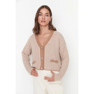 Trendyol Cardigan - Brown - Regular fit