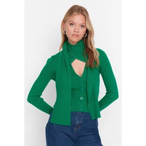 Trendyol Cardigan - Green - Regular fit